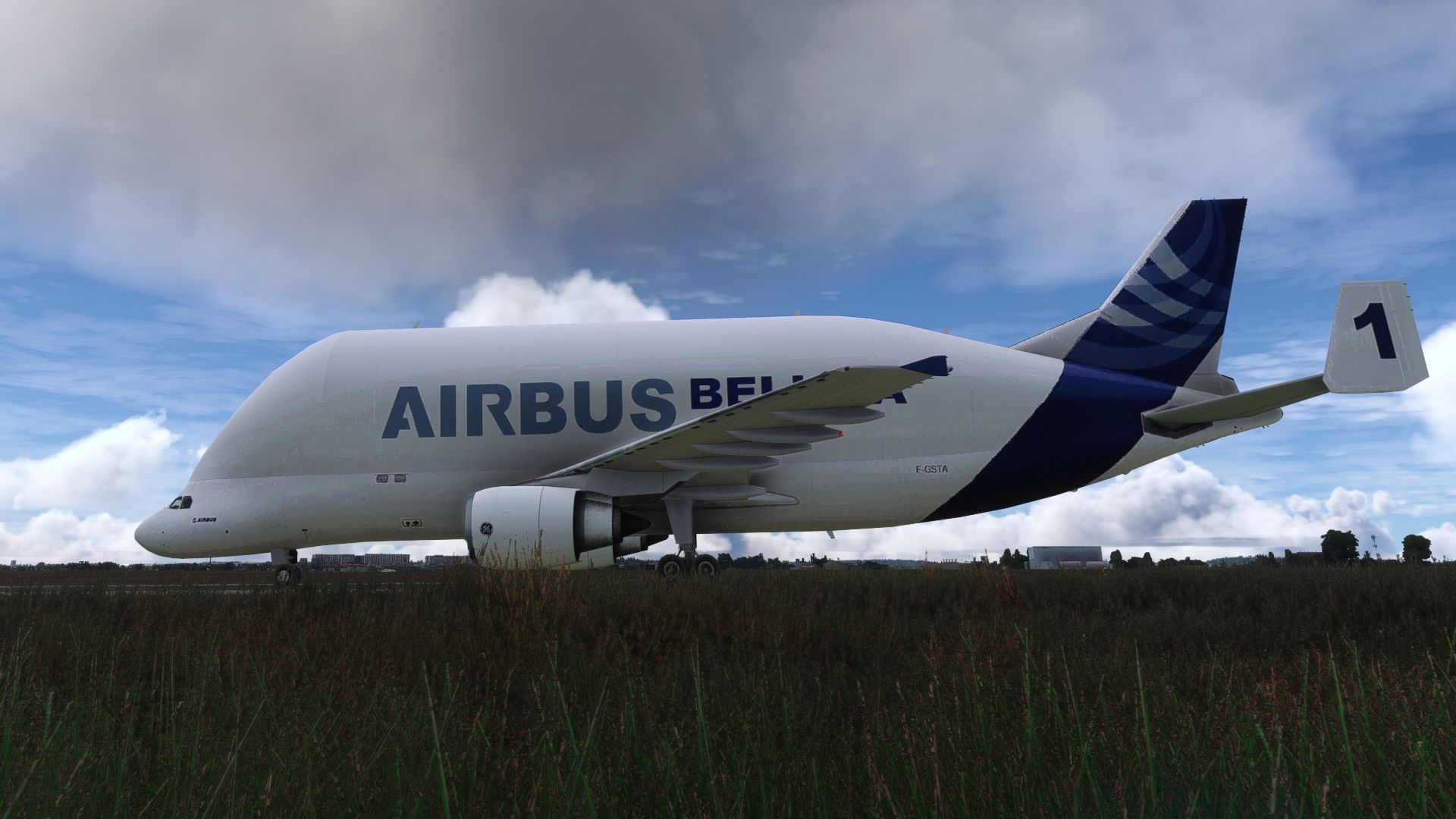 A300-600-Beluga-Free-08 Freeware A300-600ST Beluga: Ein Wal landet im MSFS