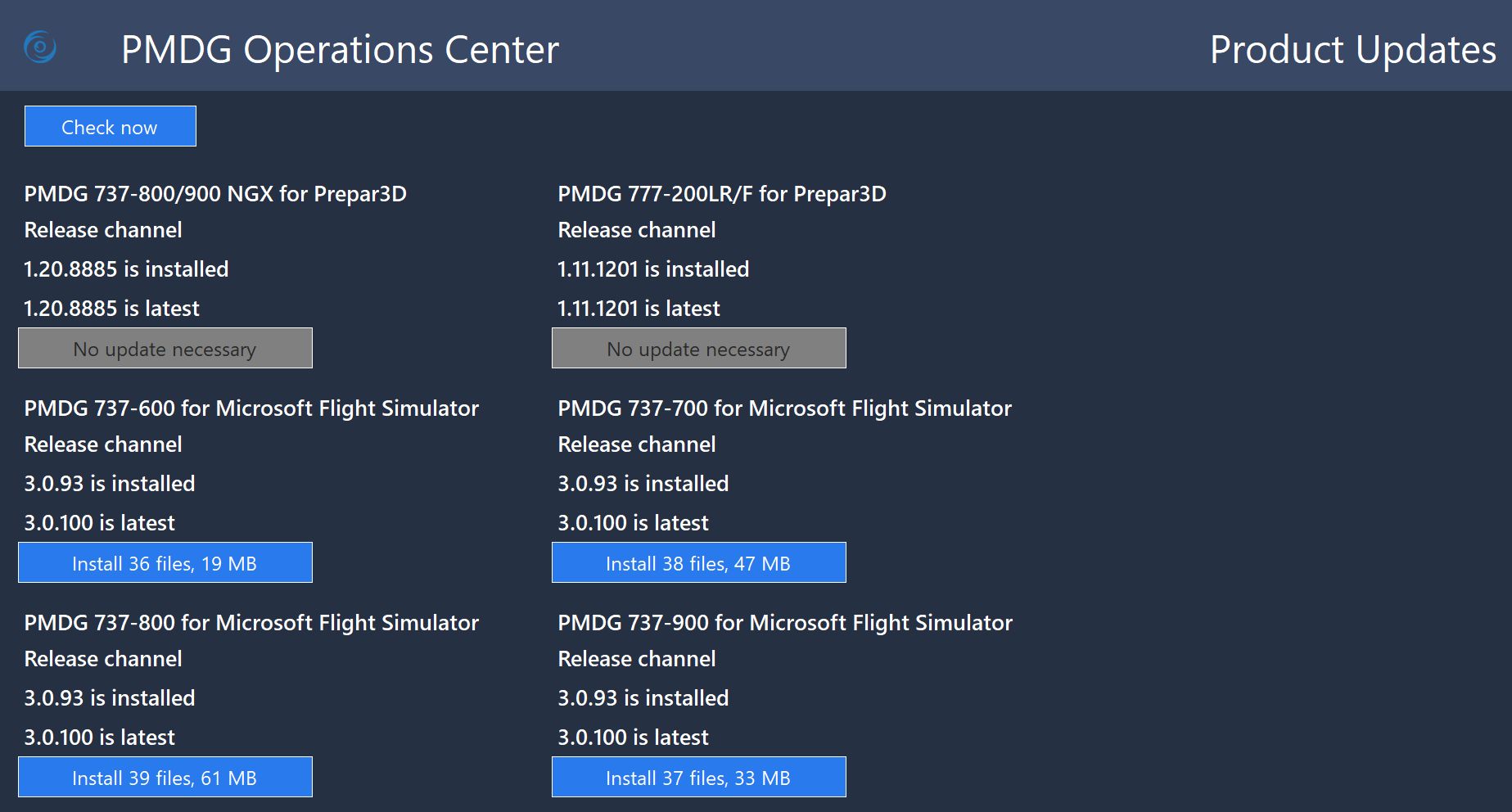 PMDG-737-101 PMDG: Verbesserungen für alle 737-Varianten