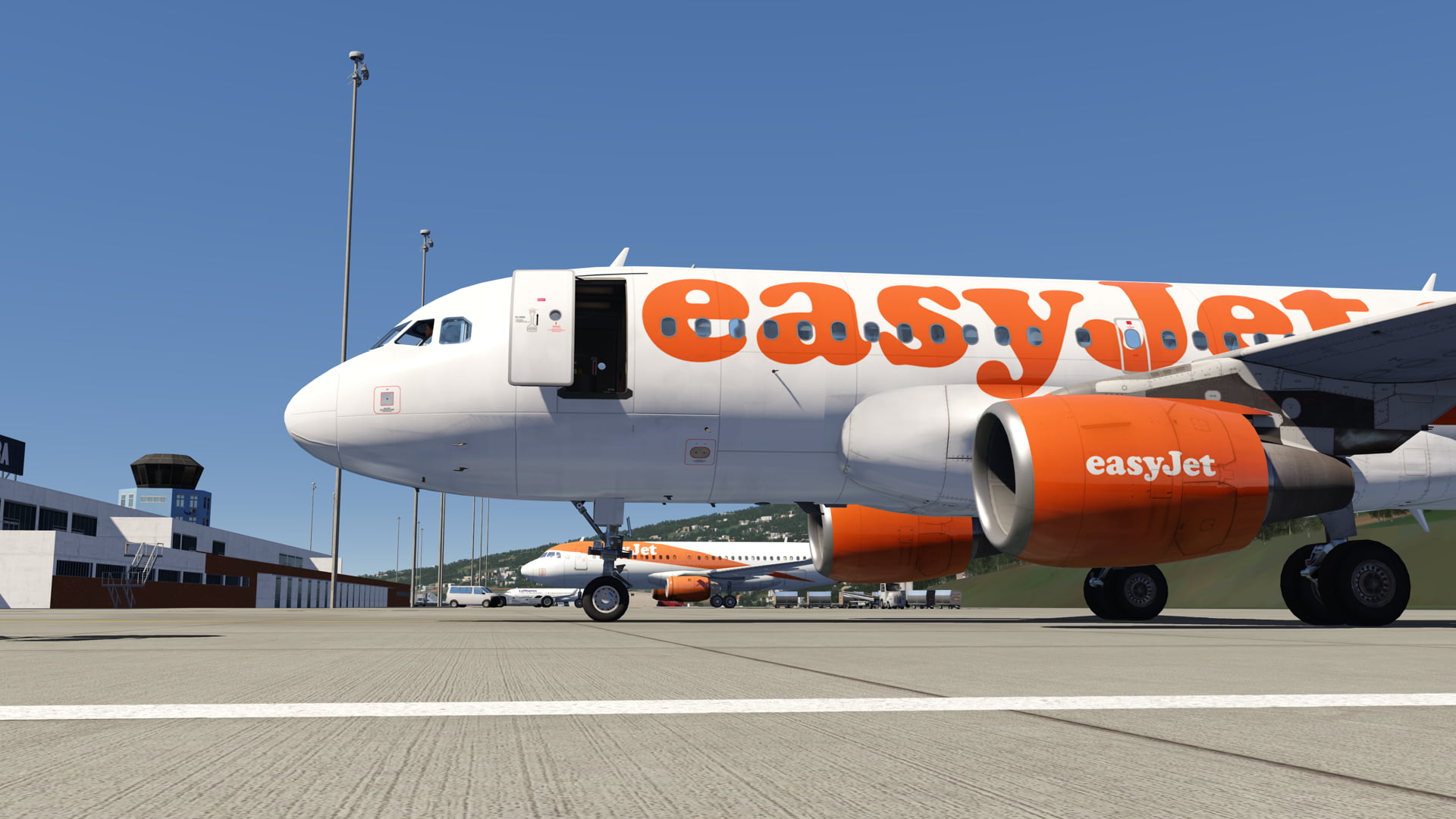 aerofly_fs_a319_easyjet_door_open Aerofly FS 4: Neuer, kostenloser A319 und mehr