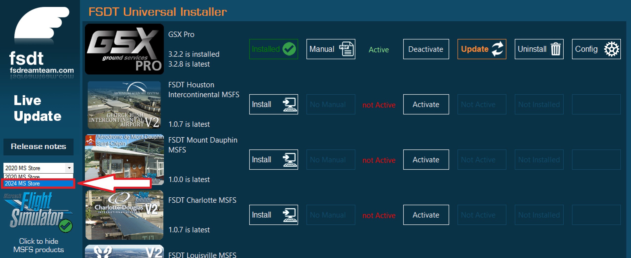 GSX-29 GSX Pro: Update für MSFS 2024