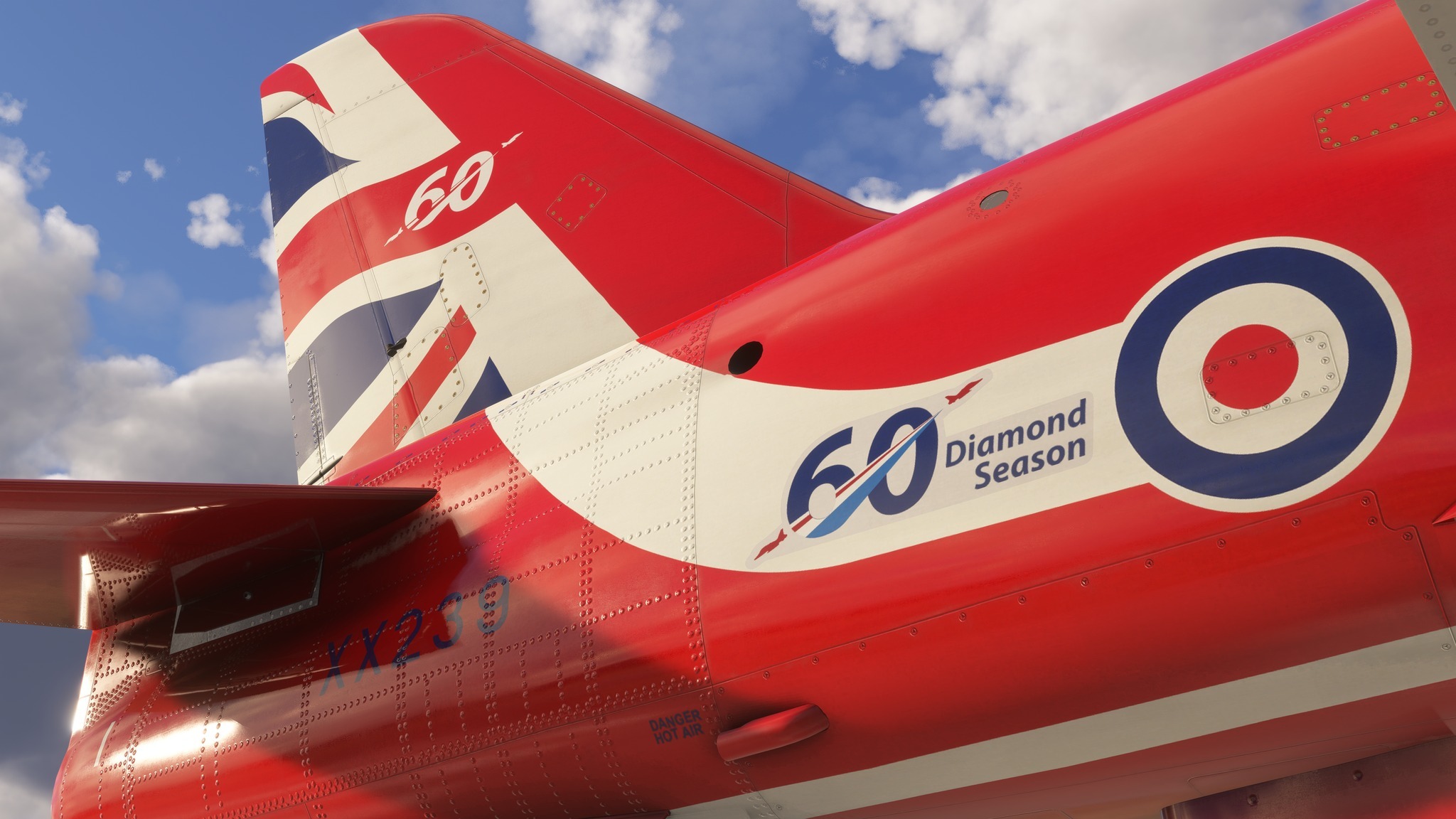 Hawk-21 „Red Arrows“ fliegen jetzt auch im MSFS 2024