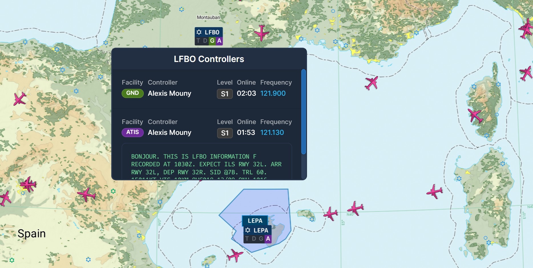 Navi-OnlTr-06 Navigraph Charts jetzt mit verbessertem Online Traffic