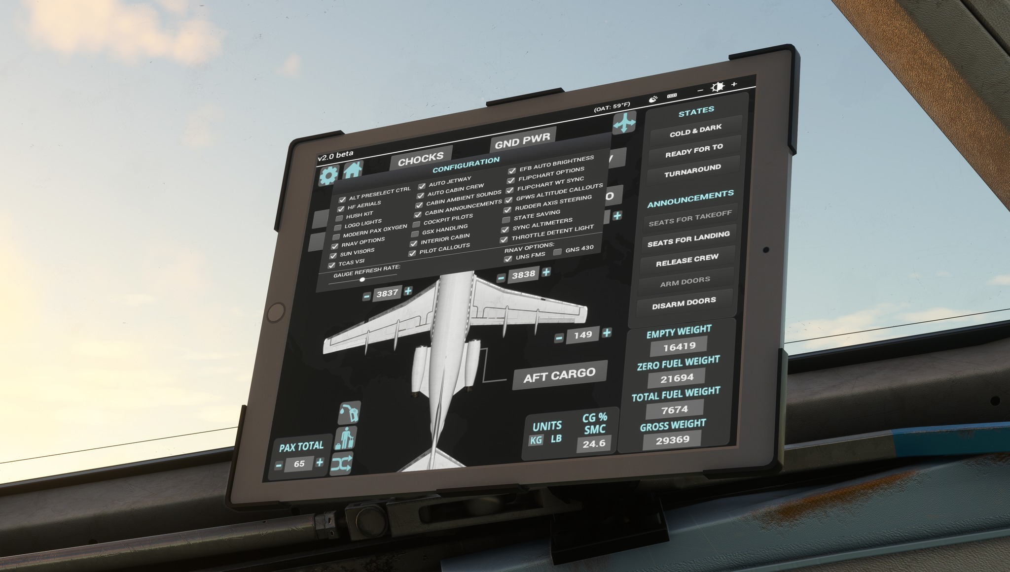 Fok-117 Just Flight F28: Version 2 ist da!