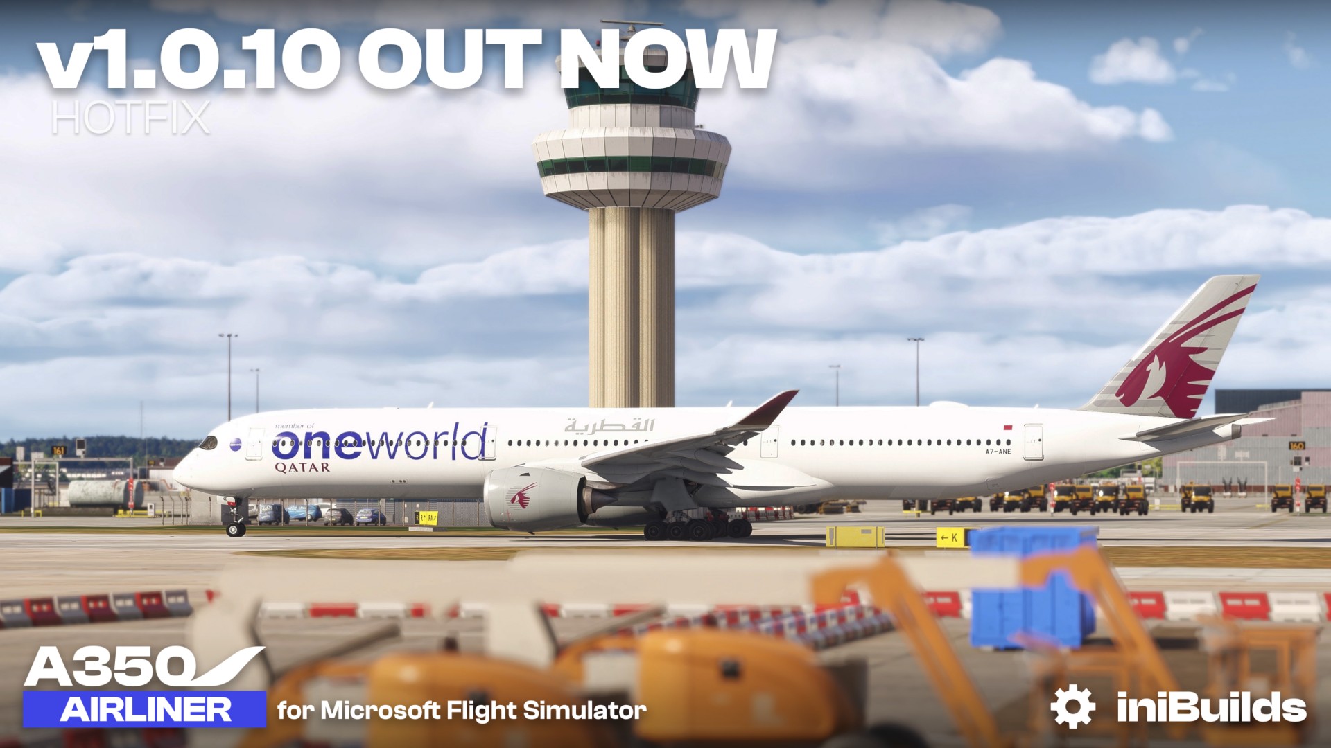 A350-62 iniBuilds: Patch für Airbus A350 fixt MFD-Abstürze