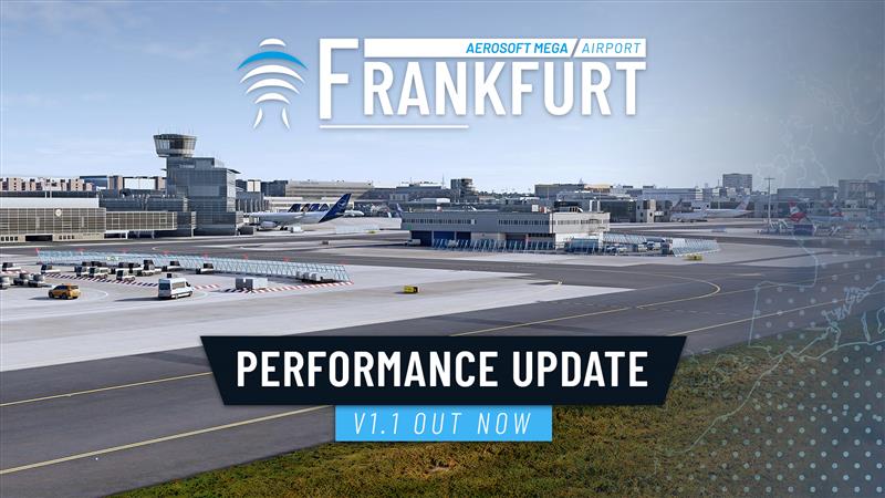 Aerosoft-EDDF-58 Aerosoft: Frankfurt erhielt Performance Optimierung