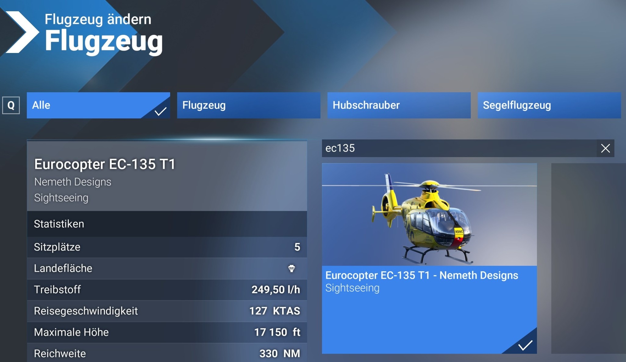 EC02 MSFS 2024: Eurocopter EC135 als Gratis-Entschädigung