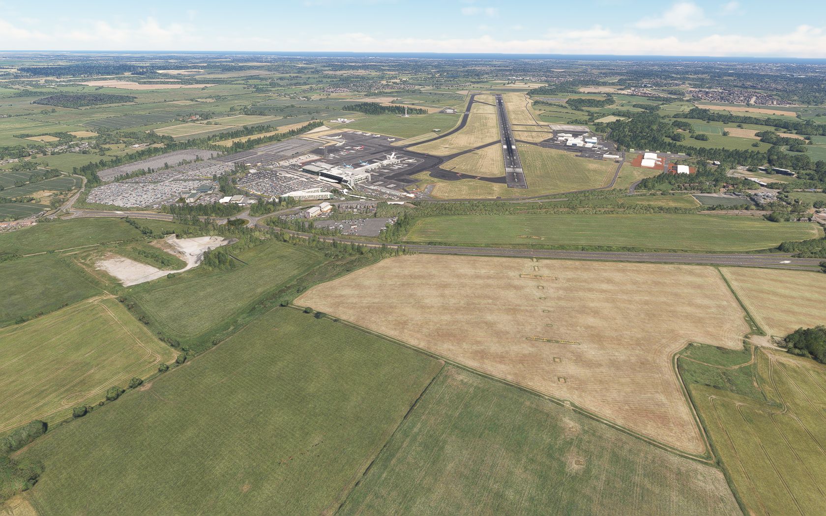 EGNT_1 Im hohen Norden Englands: Newcastle Airport