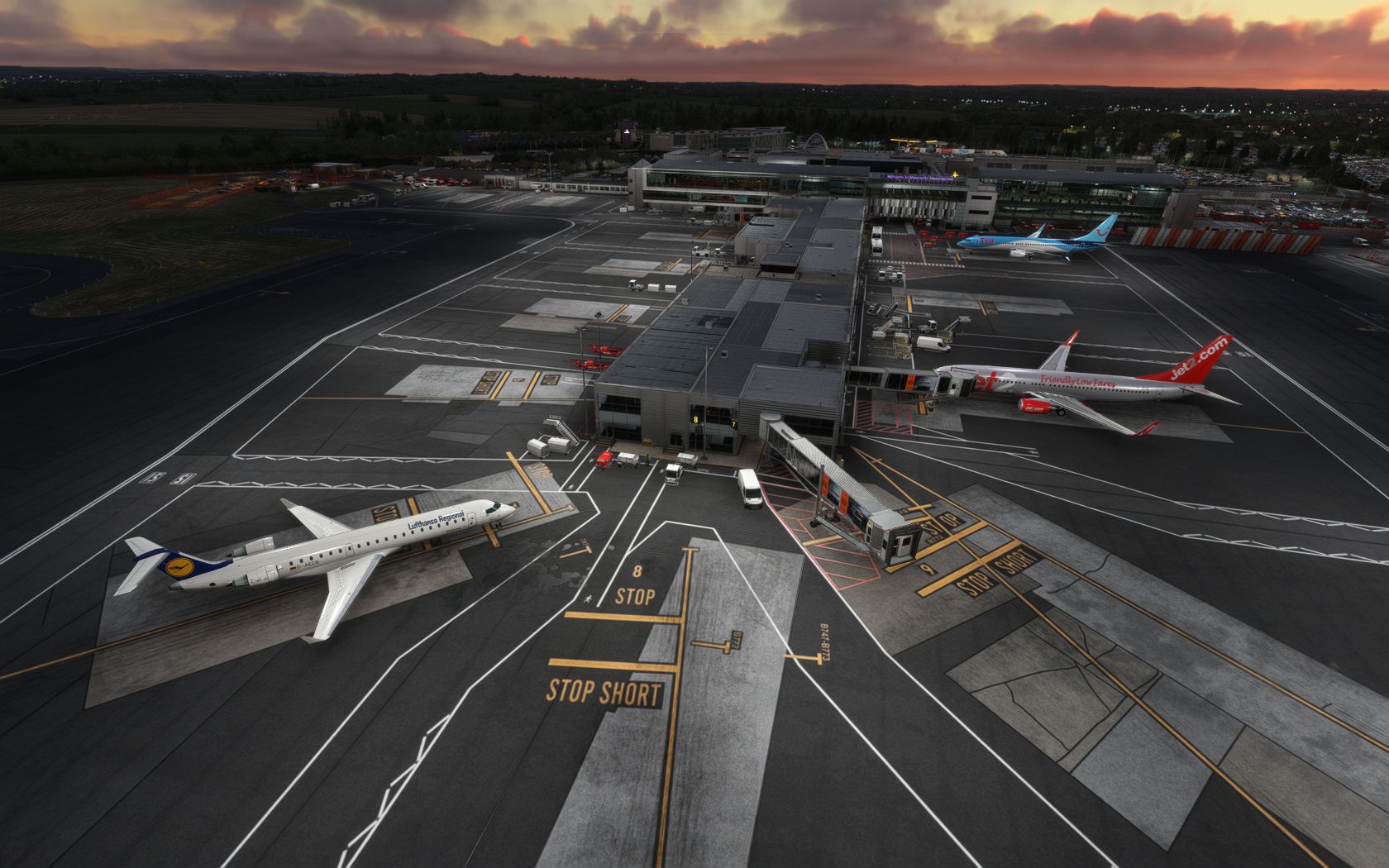 EGNT_11_2 Im hohen Norden Englands: Newcastle Airport