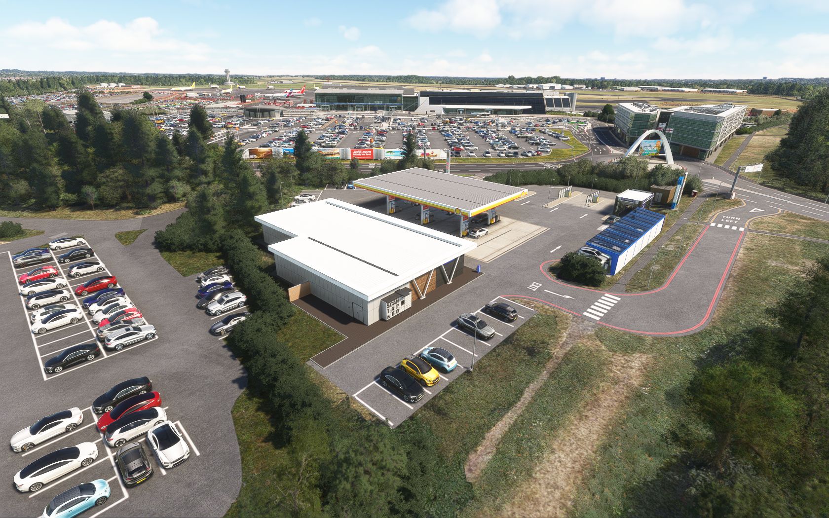 EGNT_17 Im hohen Norden Englands: Newcastle Airport