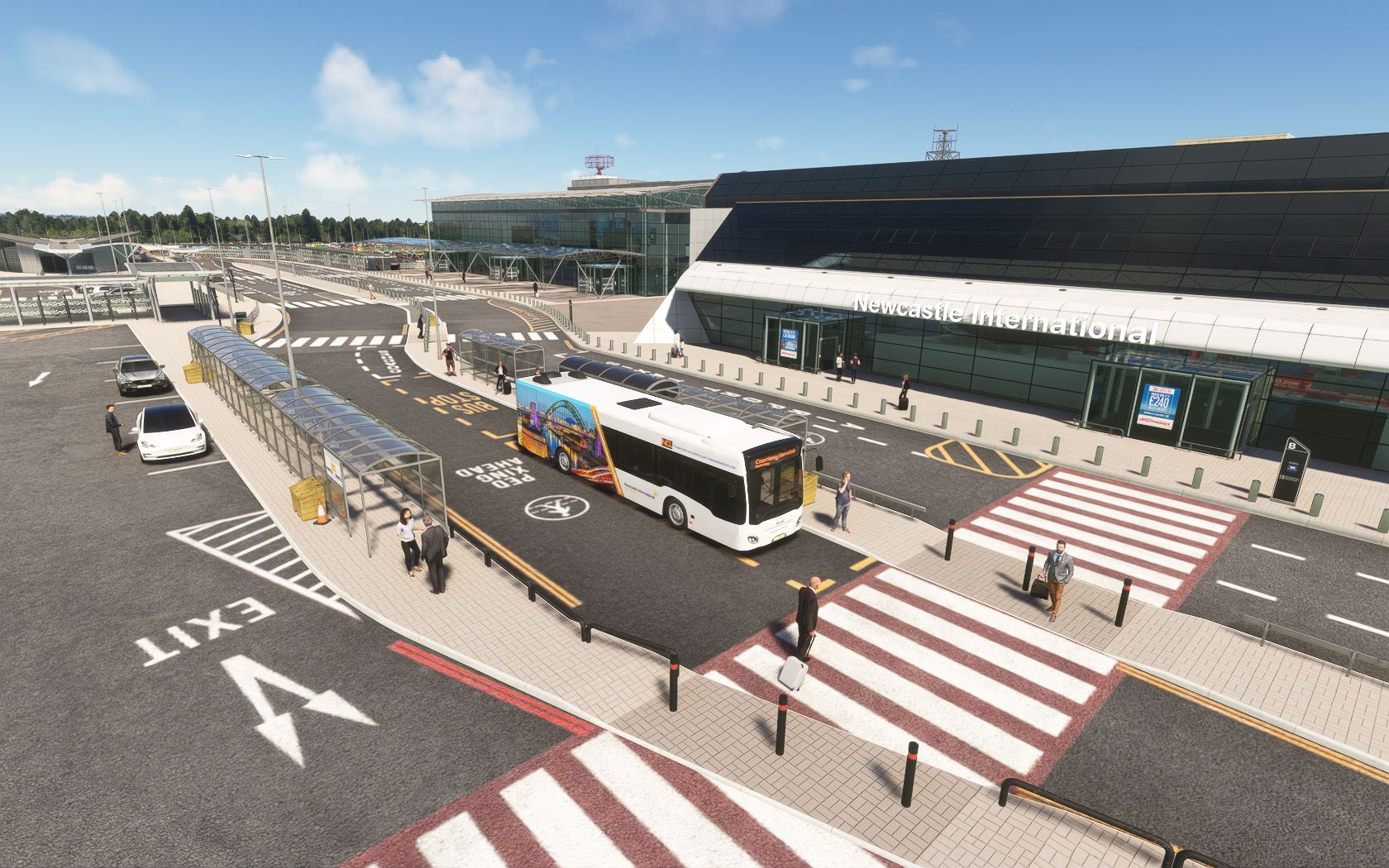 EGNT_20 Im hohen Norden Englands: Newcastle Airport