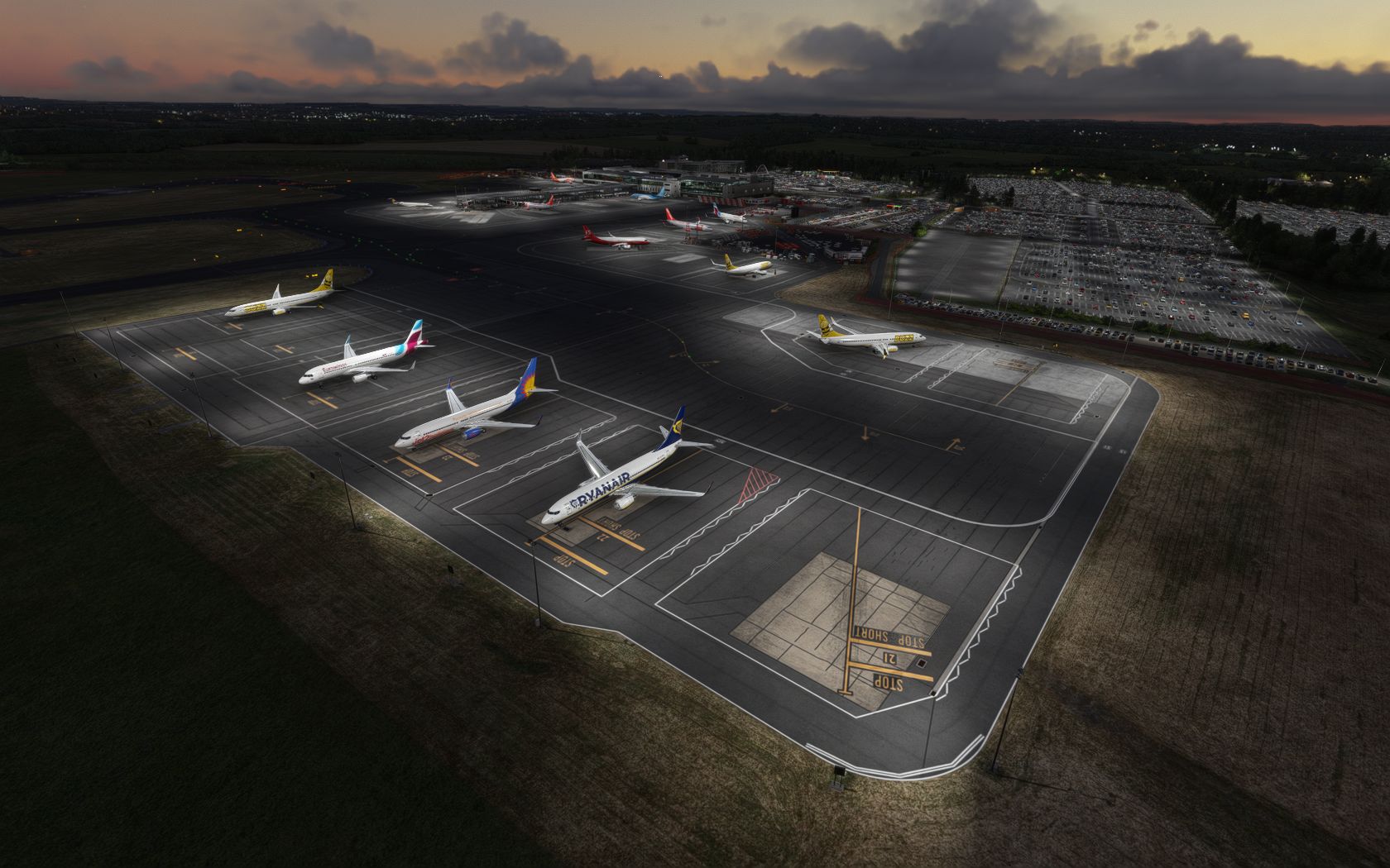 EGNT_8_2 Im hohen Norden Englands: Newcastle Airport