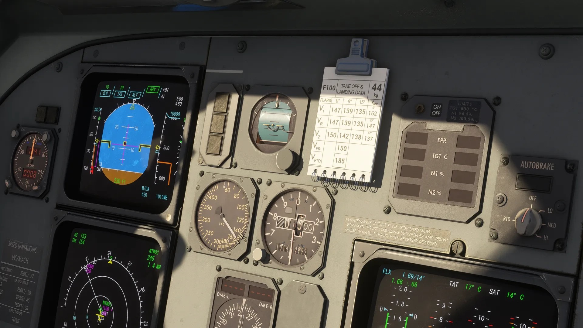 Fokker-103 Just Flight: Fokker 70 und 100 im Endanflug?