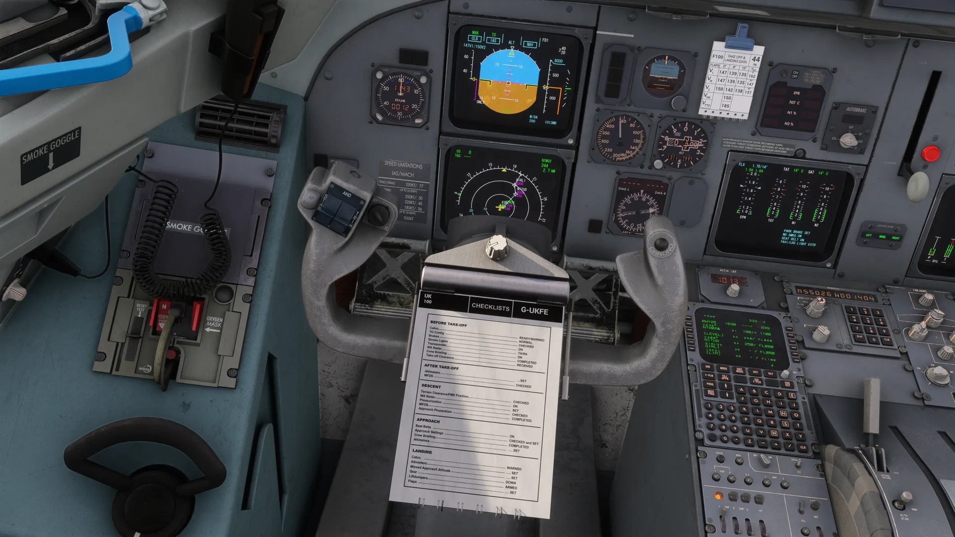 Fokker-104 Just Flight: Fokker 70 und 100 im Endanflug?