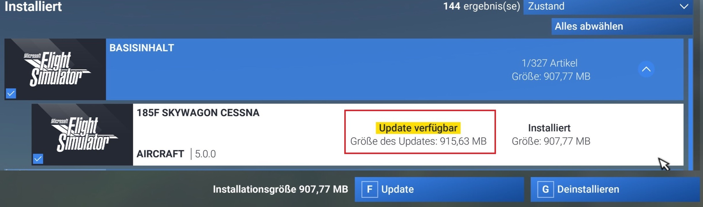 SU3-Download-12 MSFS 2024: Inhalte lokal speichern. So geht es…