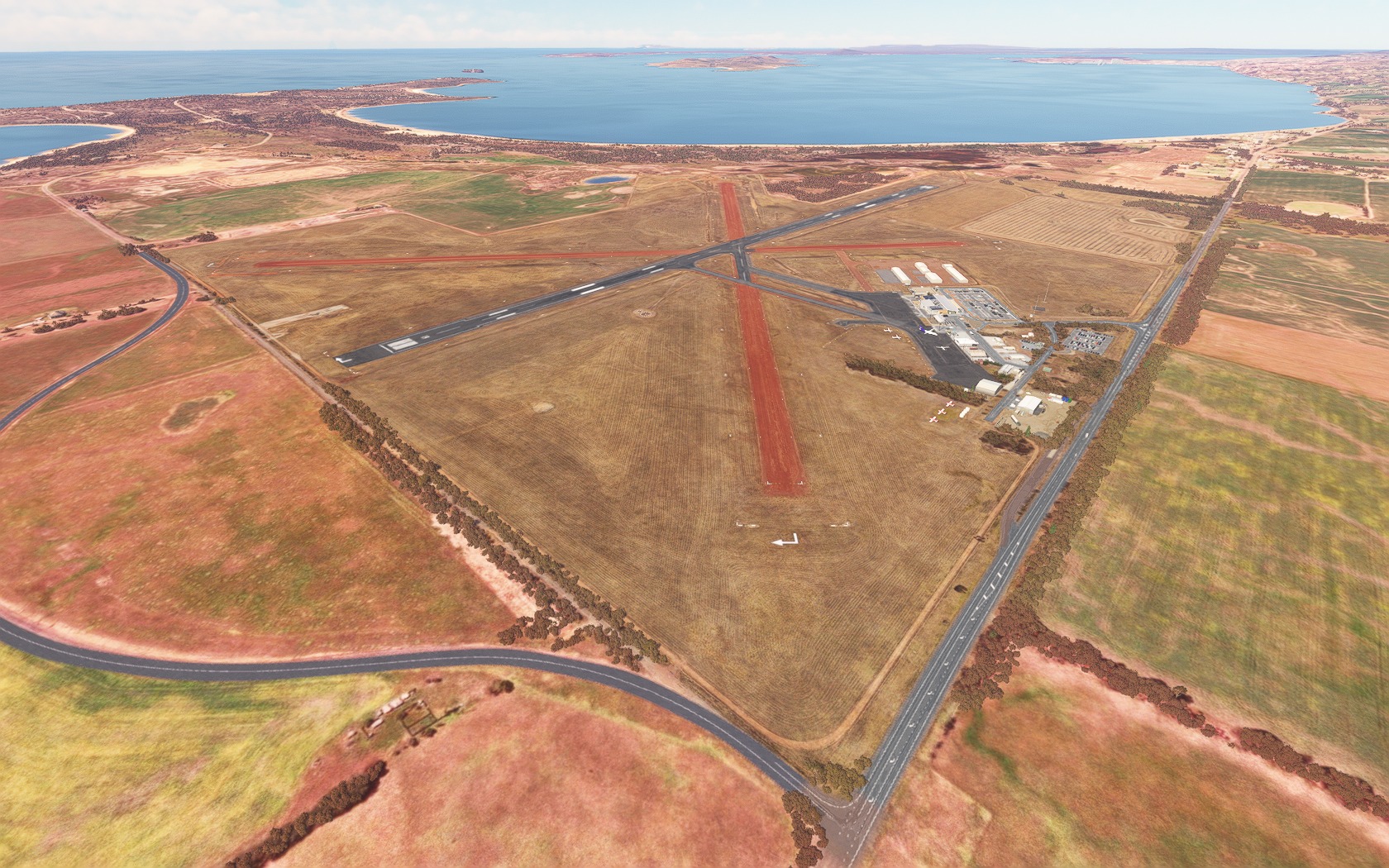 YPLC_1 Sehr klein und sehr fein: Port Lincoln Airport