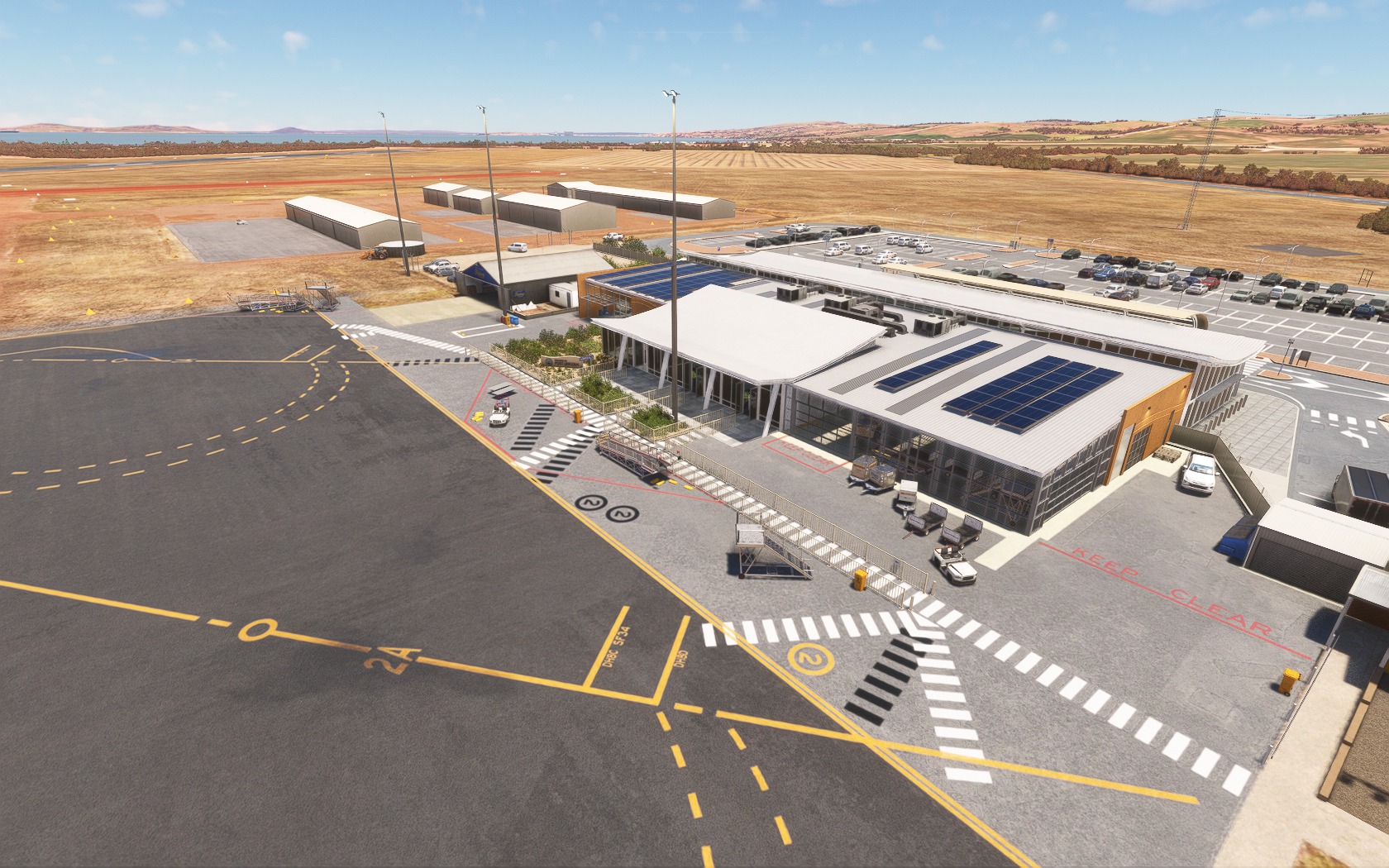YPLC_10 Sehr klein und sehr fein: Port Lincoln Airport