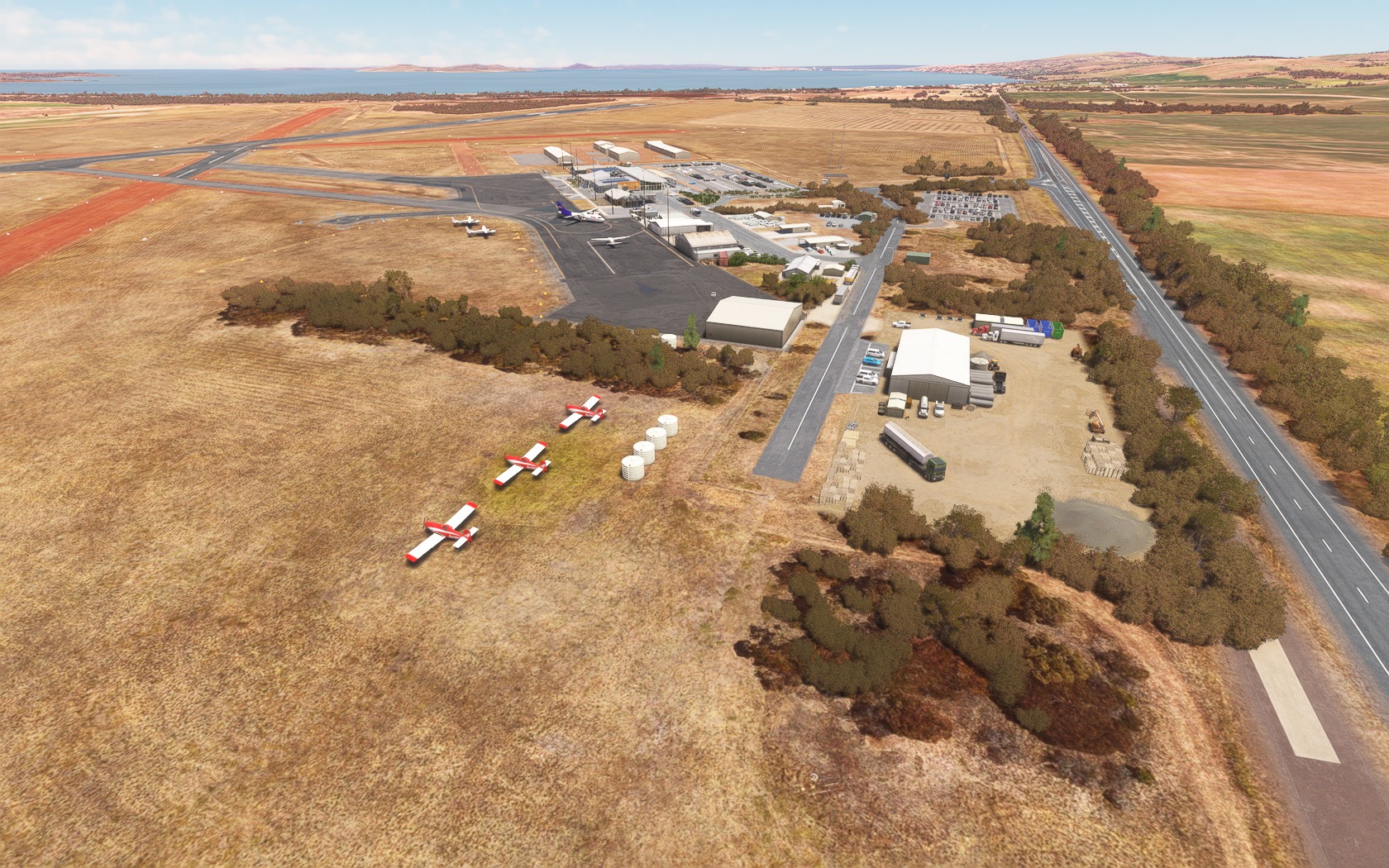 YPLC_20 Sehr klein und sehr fein: Port Lincoln Airport