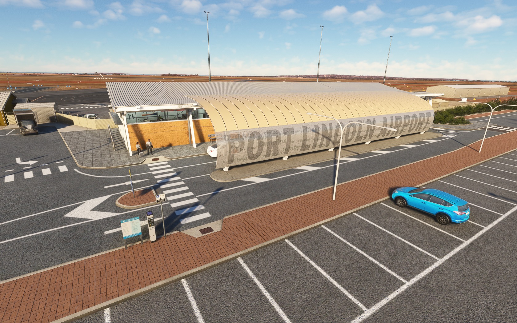 YPLC_7 Sehr klein und sehr fein: Port Lincoln Airport