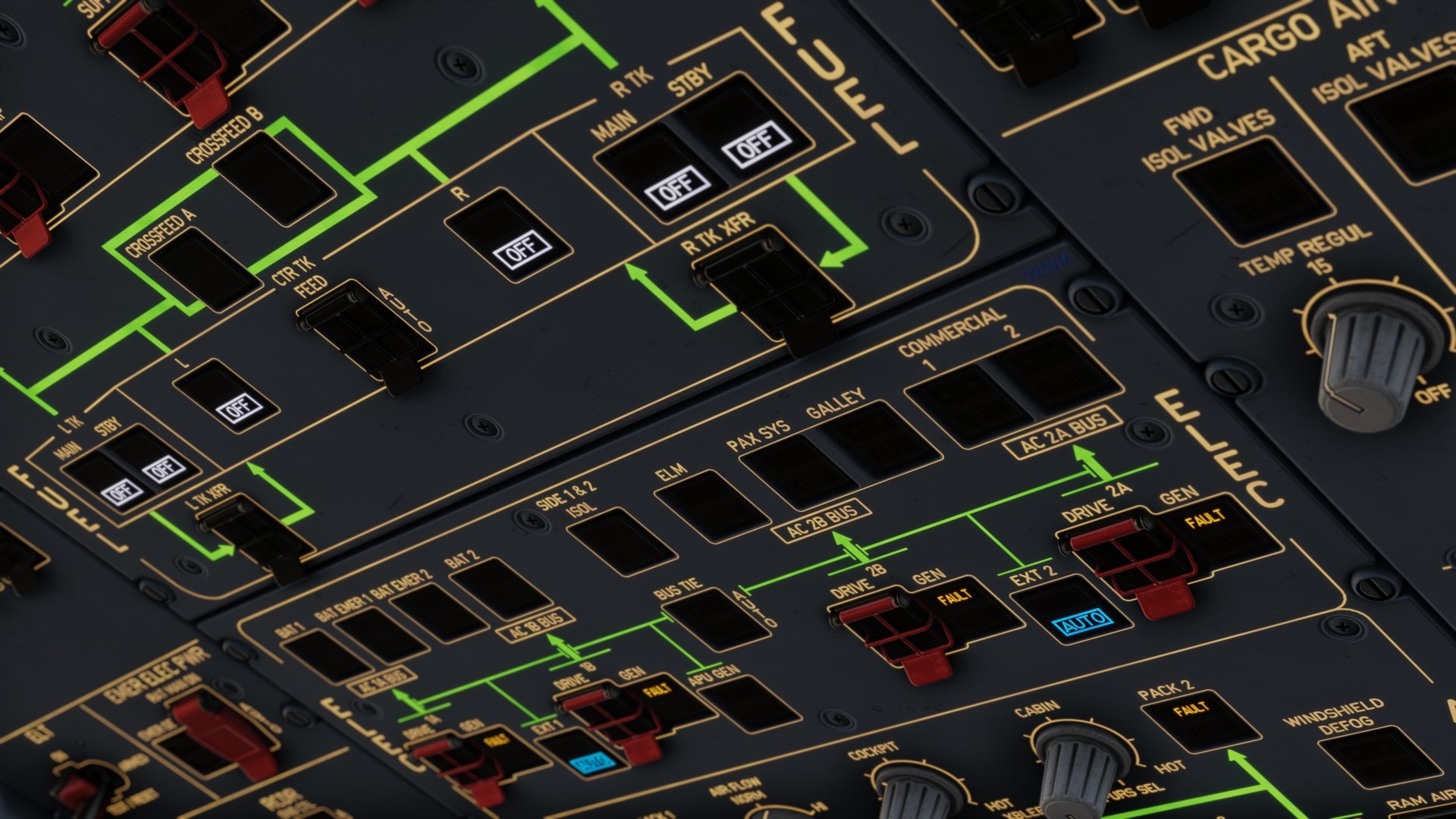 iniBuilds-A350-111 iniBuilds A350 v1.1.3: FMS-, HUD- und Sound-Update