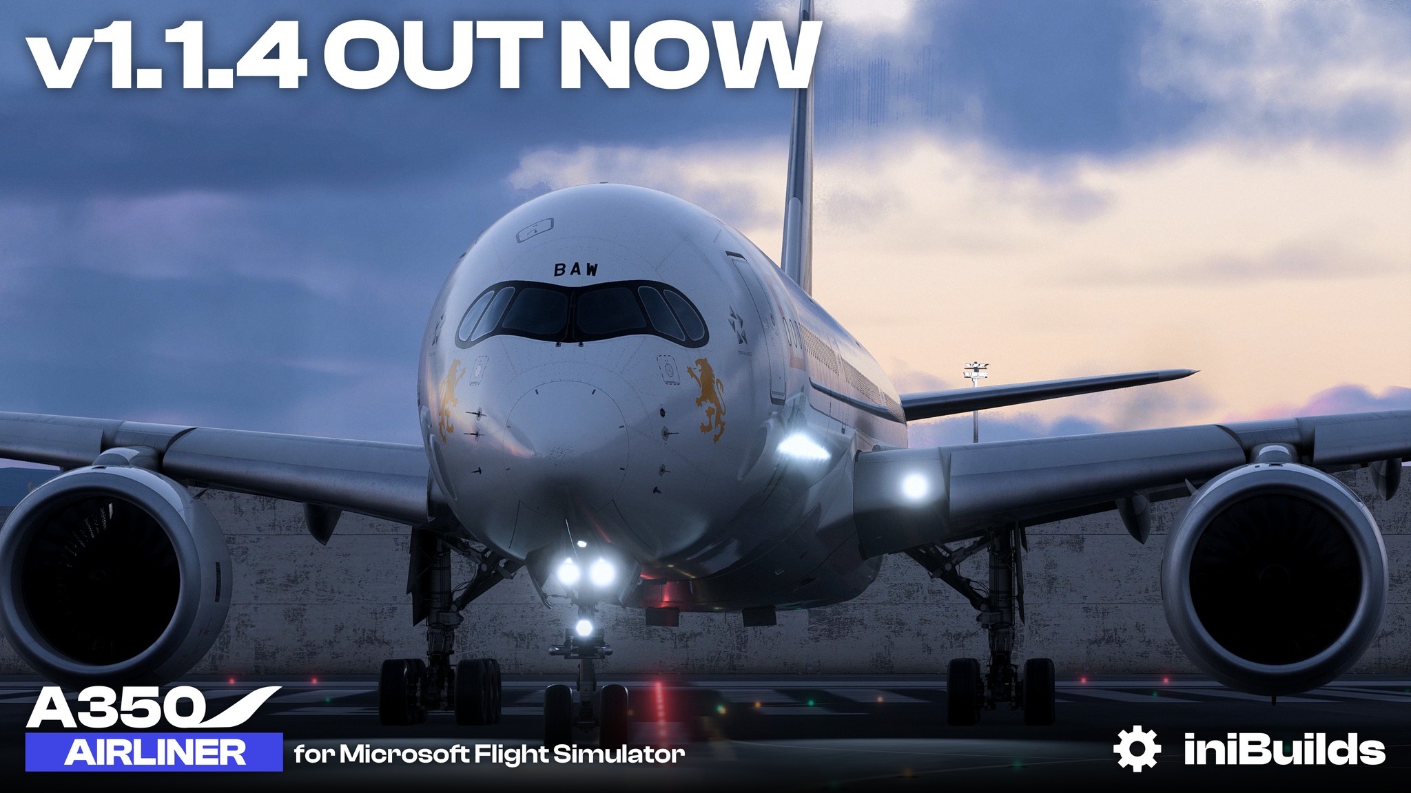 iniBuilds-A350-113 iniBuilds veröffentlicht Hotfix für A350: Version 1.1.4