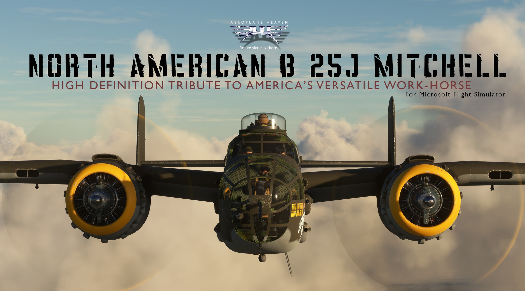 B25-01 Aeroplane Heaven arbeitet an weiterem WWII-Bomber