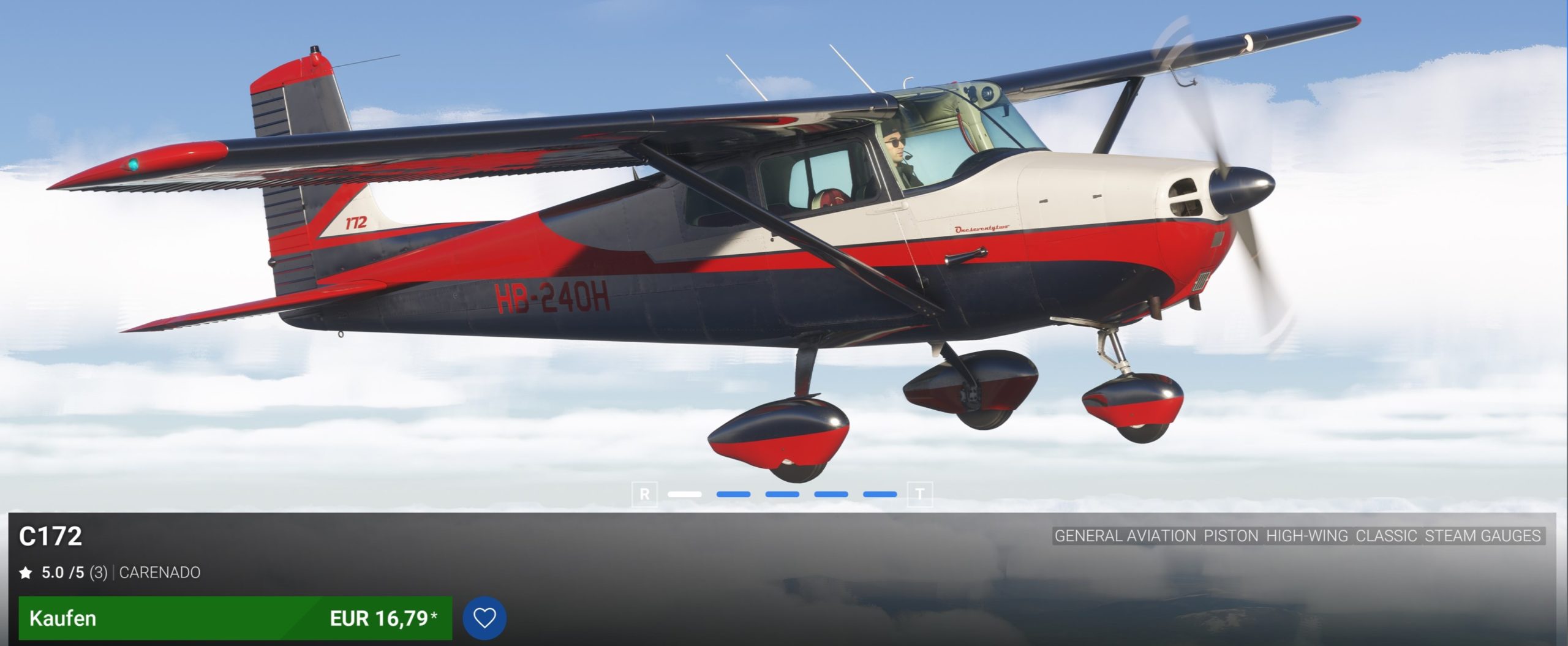 CA-172-kauf-01-scaled Carenado: „Straight Tail“ Cessna 172 für MSFS 2024 ist da