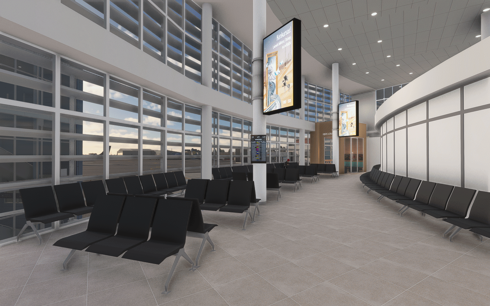 EYVIAnimation Gut komponiert: EYVI Vilnius International Airport