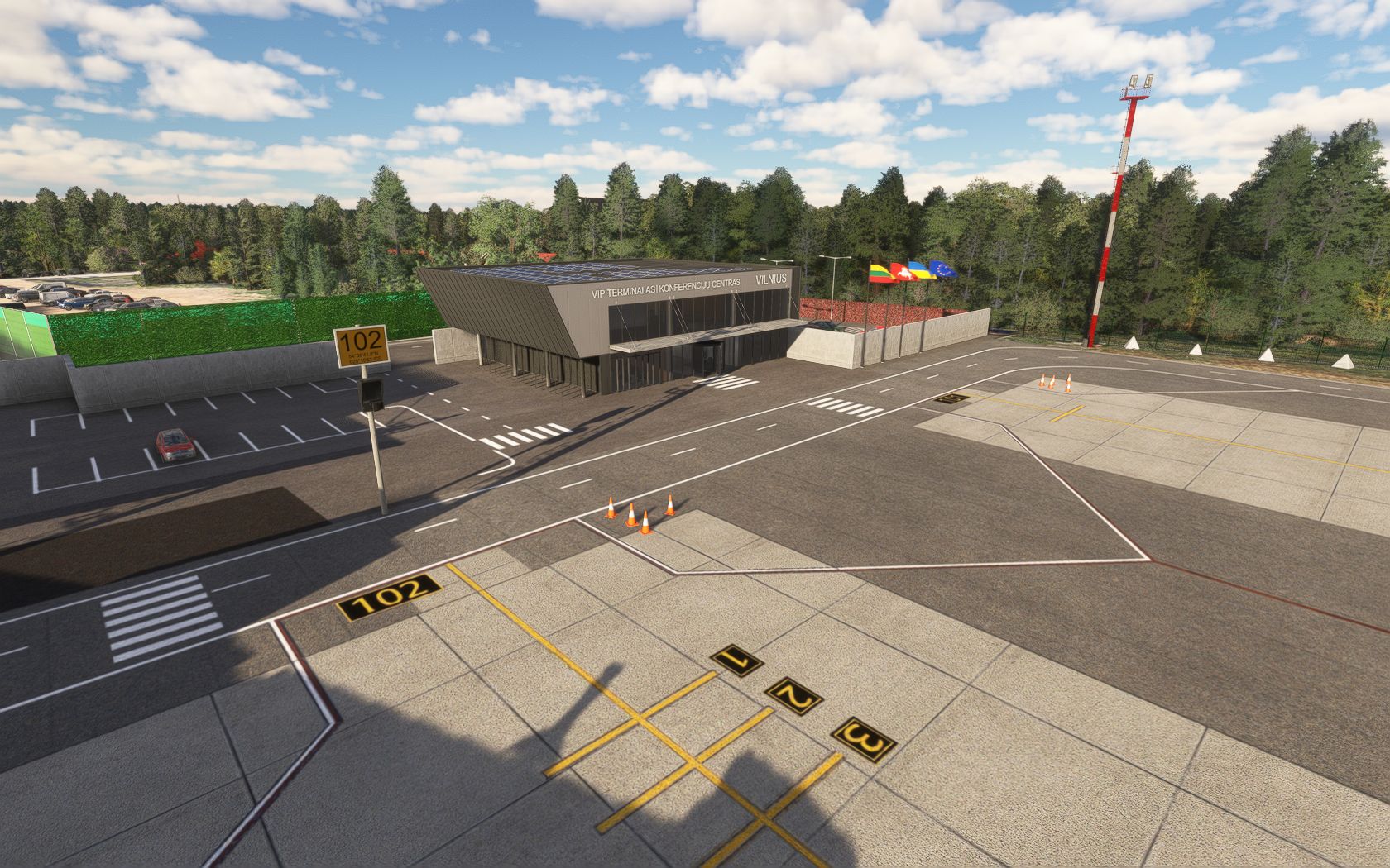 EYVI_11 Gut komponiert: EYVI Vilnius International Airport