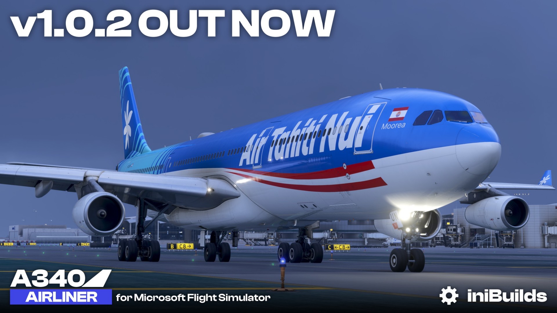 ini-a340-53 iniBuilds A340 v1.0.2: Klospülung und Feinschliff