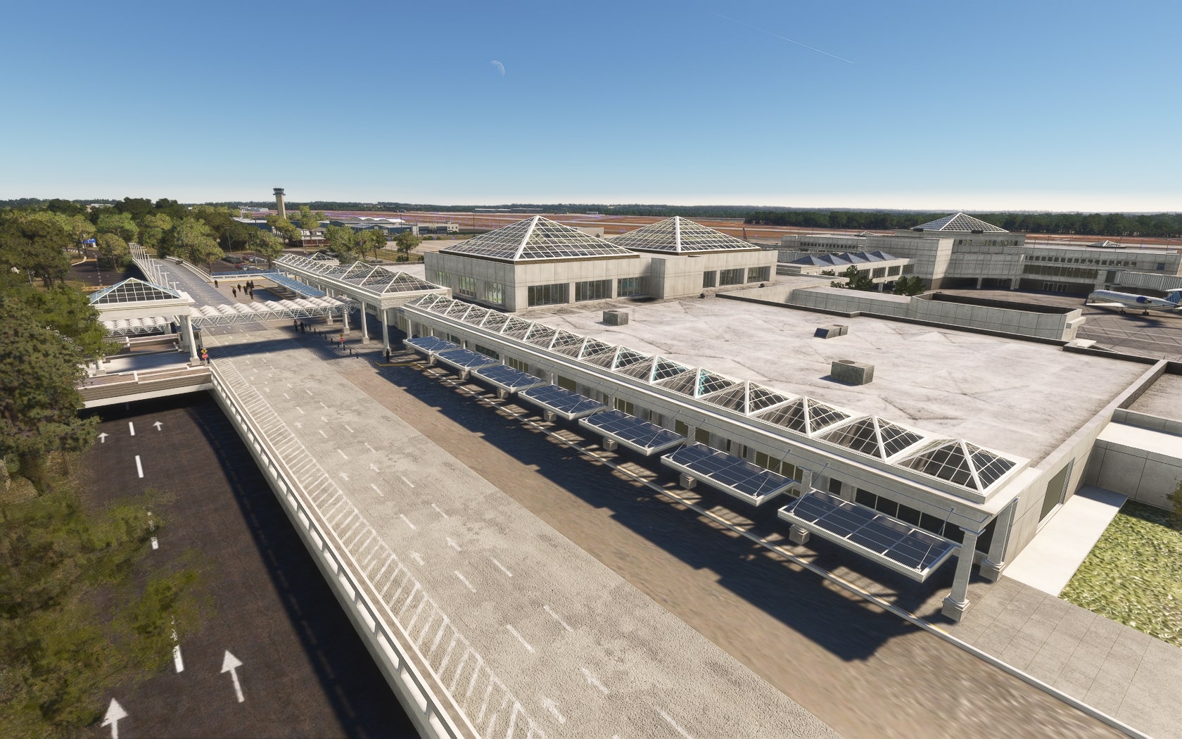 11 Der mit den drei Logos: Columbia Metropolitan Airport