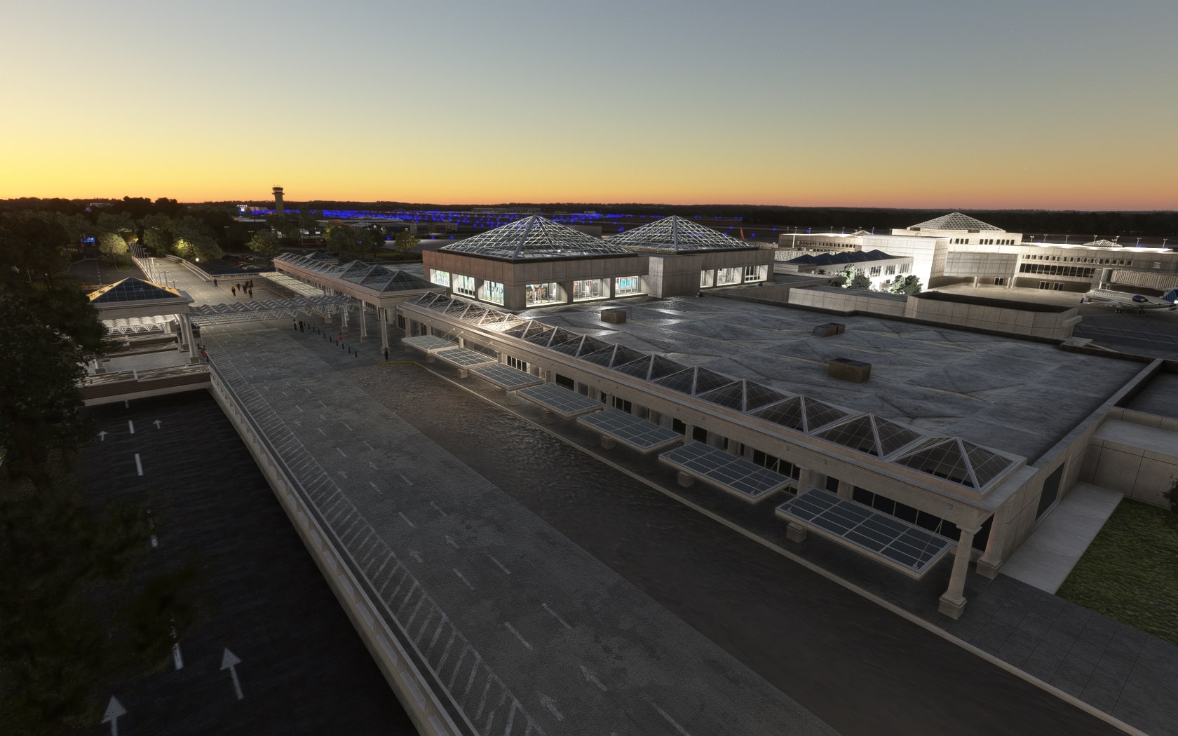 12 Der mit den drei Logos: Columbia Metropolitan Airport