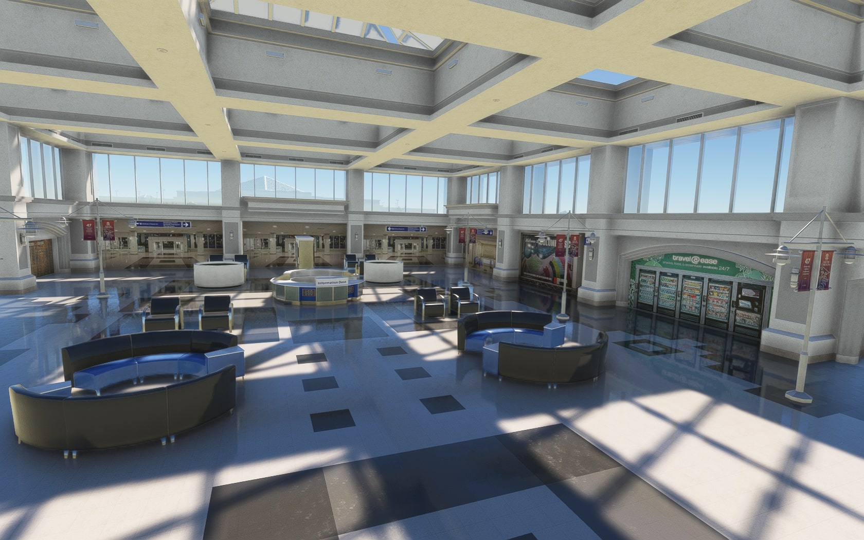 15 Der mit den drei Logos: Columbia Metropolitan Airport