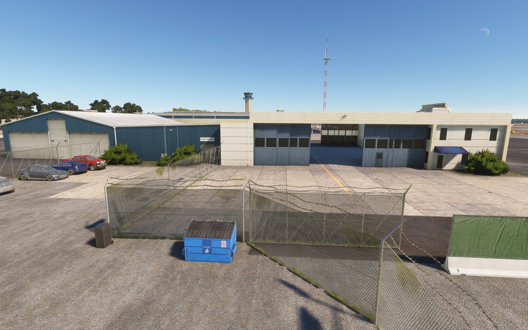 19 Der mit den drei Logos: Columbia Metropolitan Airport