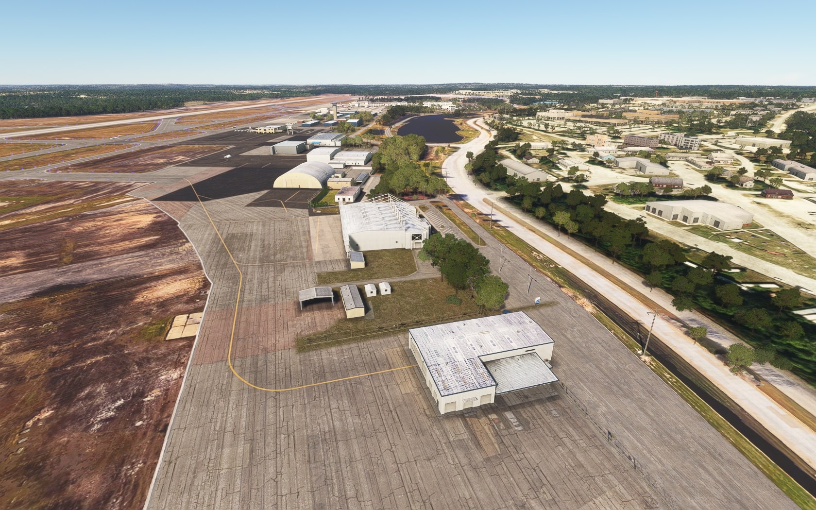 22 Der mit den drei Logos: Columbia Metropolitan Airport