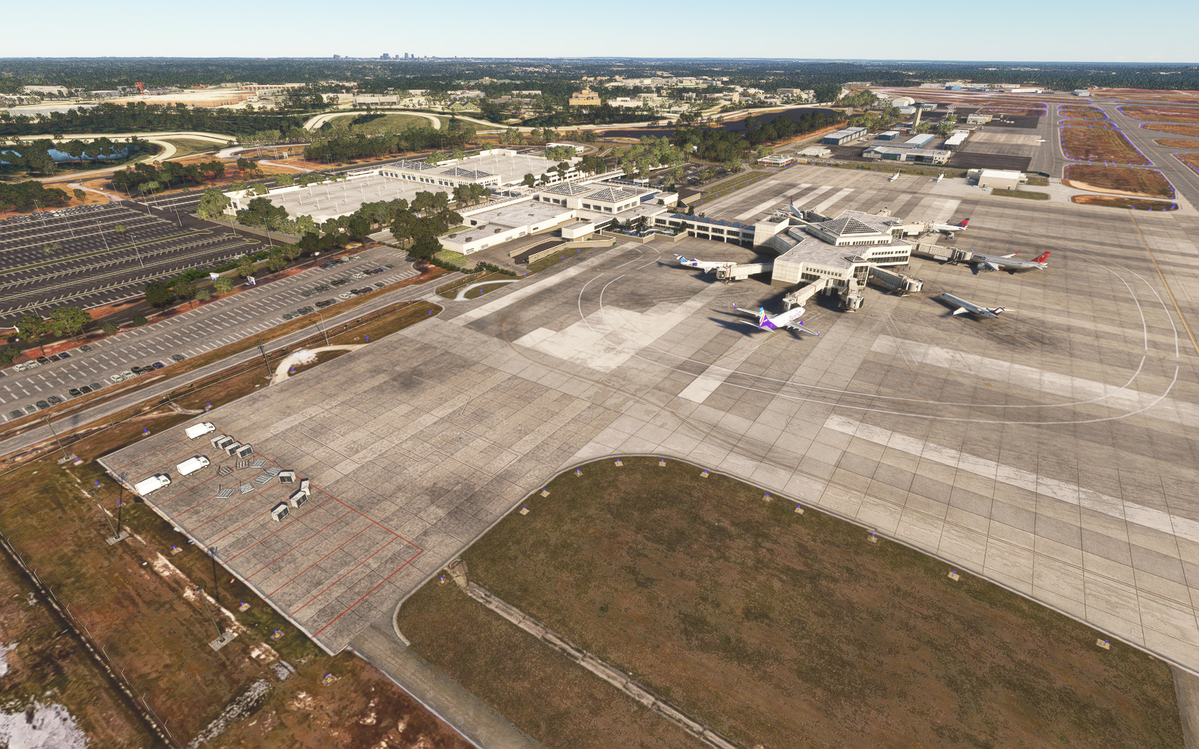 5 Der mit den drei Logos: Columbia Metropolitan Airport