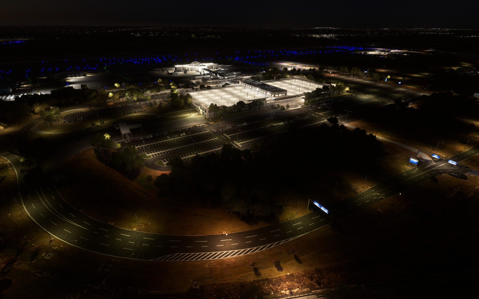 9-1 Der mit den drei Logos: Columbia Metropolitan Airport