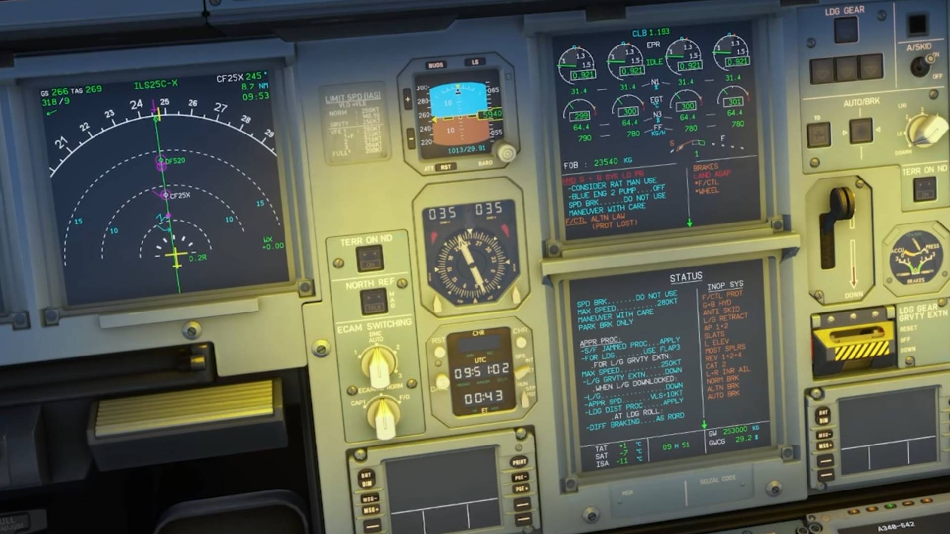 AS-A340-23 Aerosoft/ToLiss A340-600: Triebwerksausfall und Notlandung