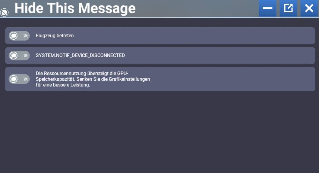 HideThisMessage-07 Schluss mit lästigen Hinweisen! Kostenloses Tool hilft!