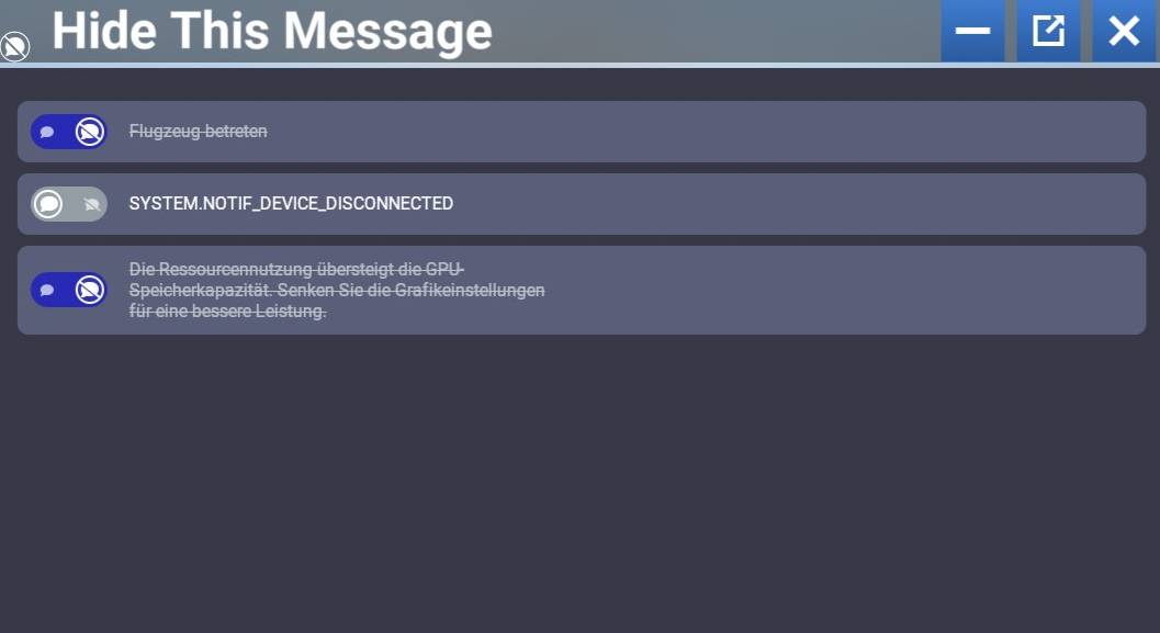 HideThisMessage-09 Schluss mit lästigen Hinweisen! Kostenloses Tool hilft!