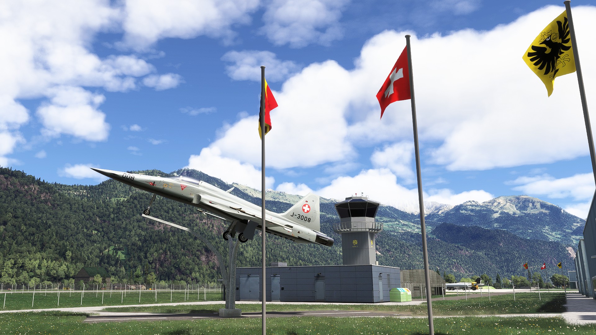 LSMM-12 Eindrucksvolle Freeware: Militärflugplatz Meiringen (LSMM)