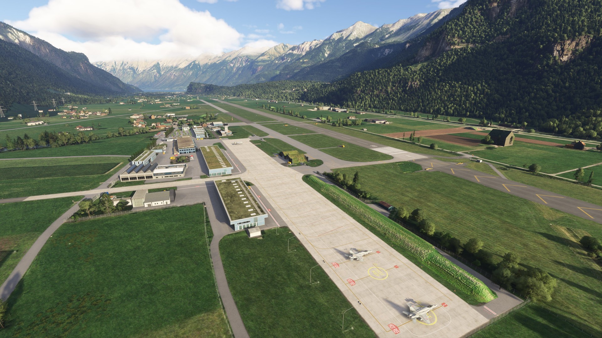 LSMM-15 Eindrucksvolle Freeware: Militärflugplatz Meiringen (LSMM)