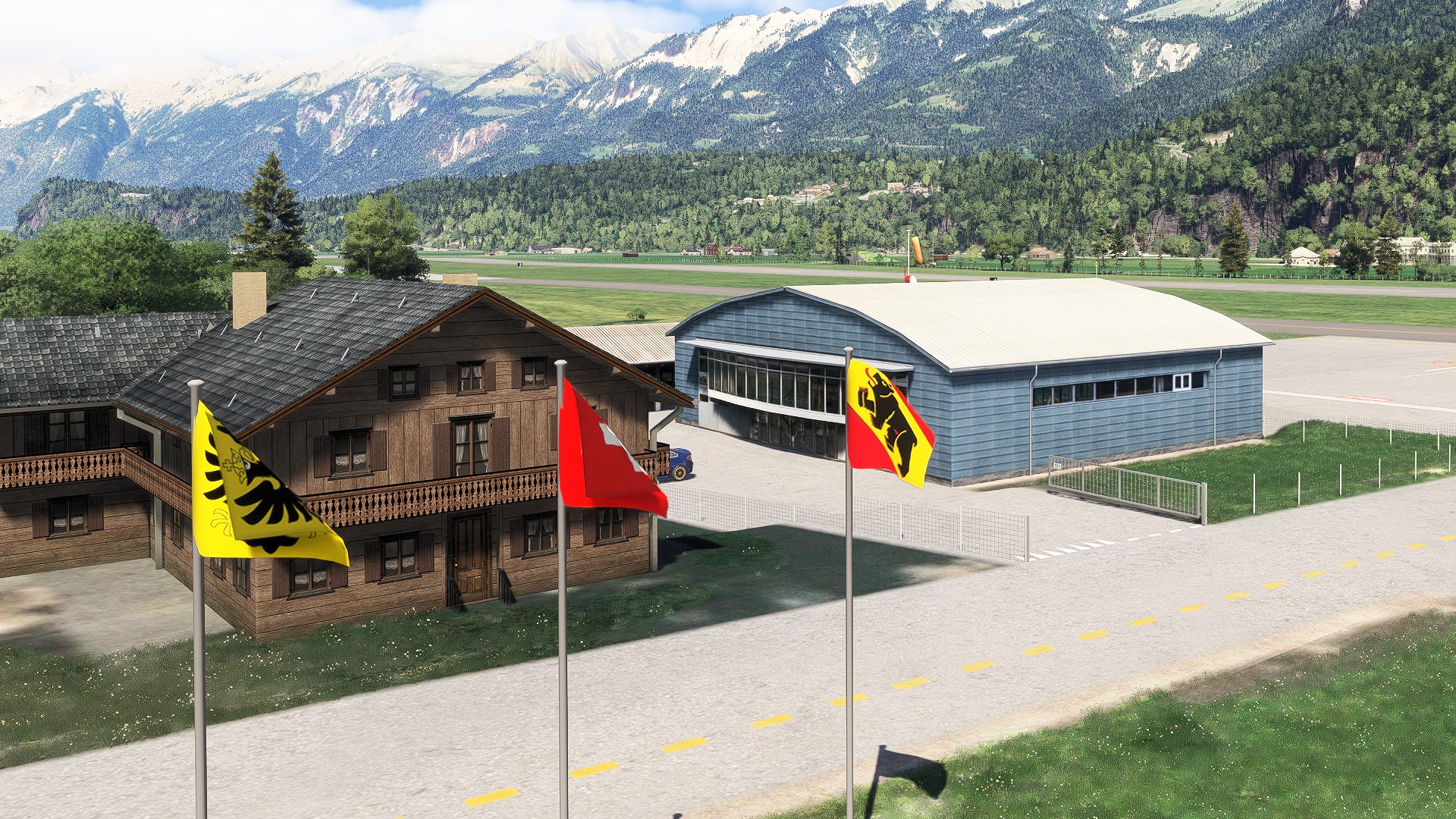 LSMM-18 Eindrucksvolle Freeware: Militärflugplatz Meiringen (LSMM)