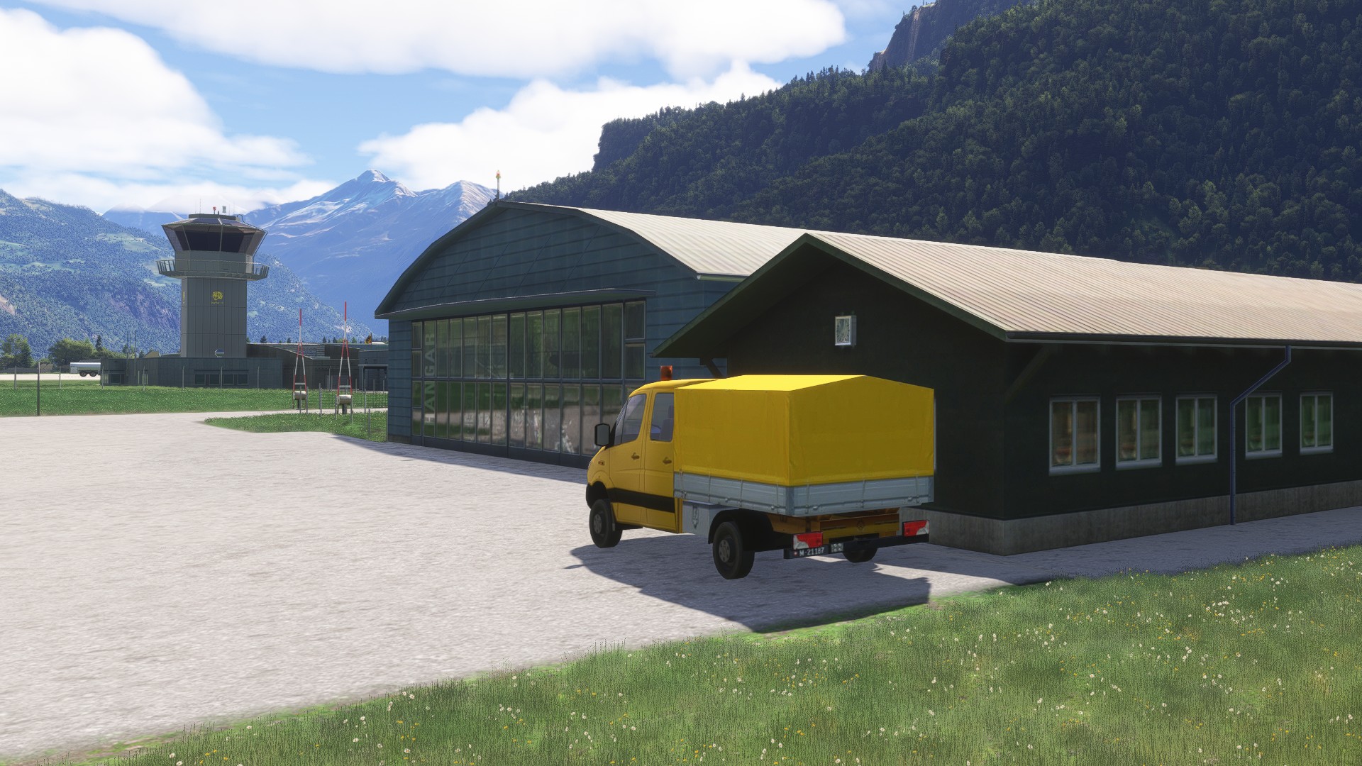 LSMM-19 Eindrucksvolle Freeware: Militärflugplatz Meiringen (LSMM)