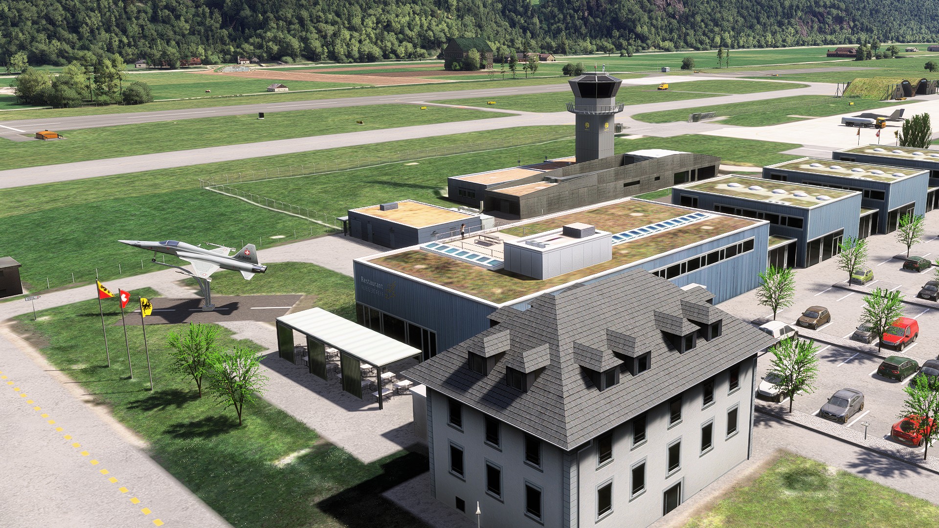 LSMM-20 Eindrucksvolle Freeware: Militärflugplatz Meiringen (LSMM)