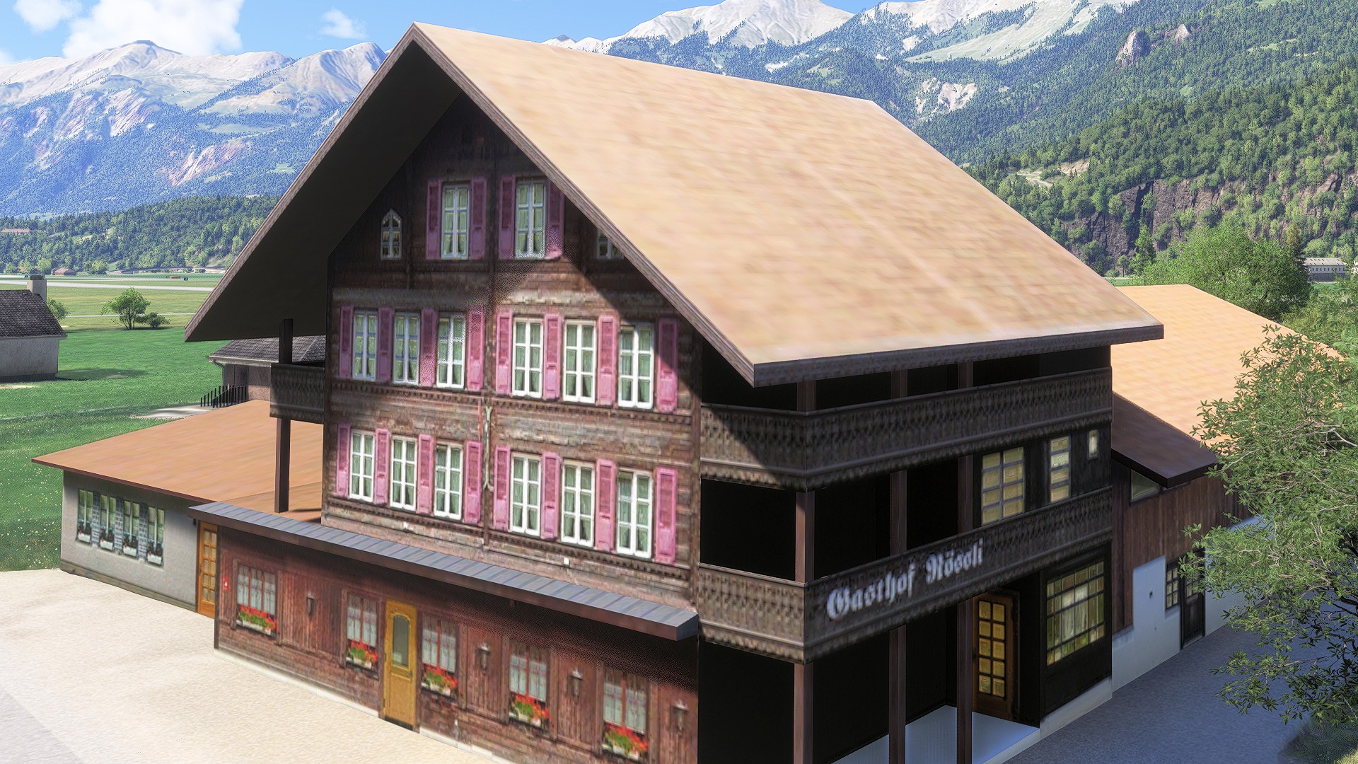 LSMM-24 Eindrucksvolle Freeware: Militärflugplatz Meiringen (LSMM)