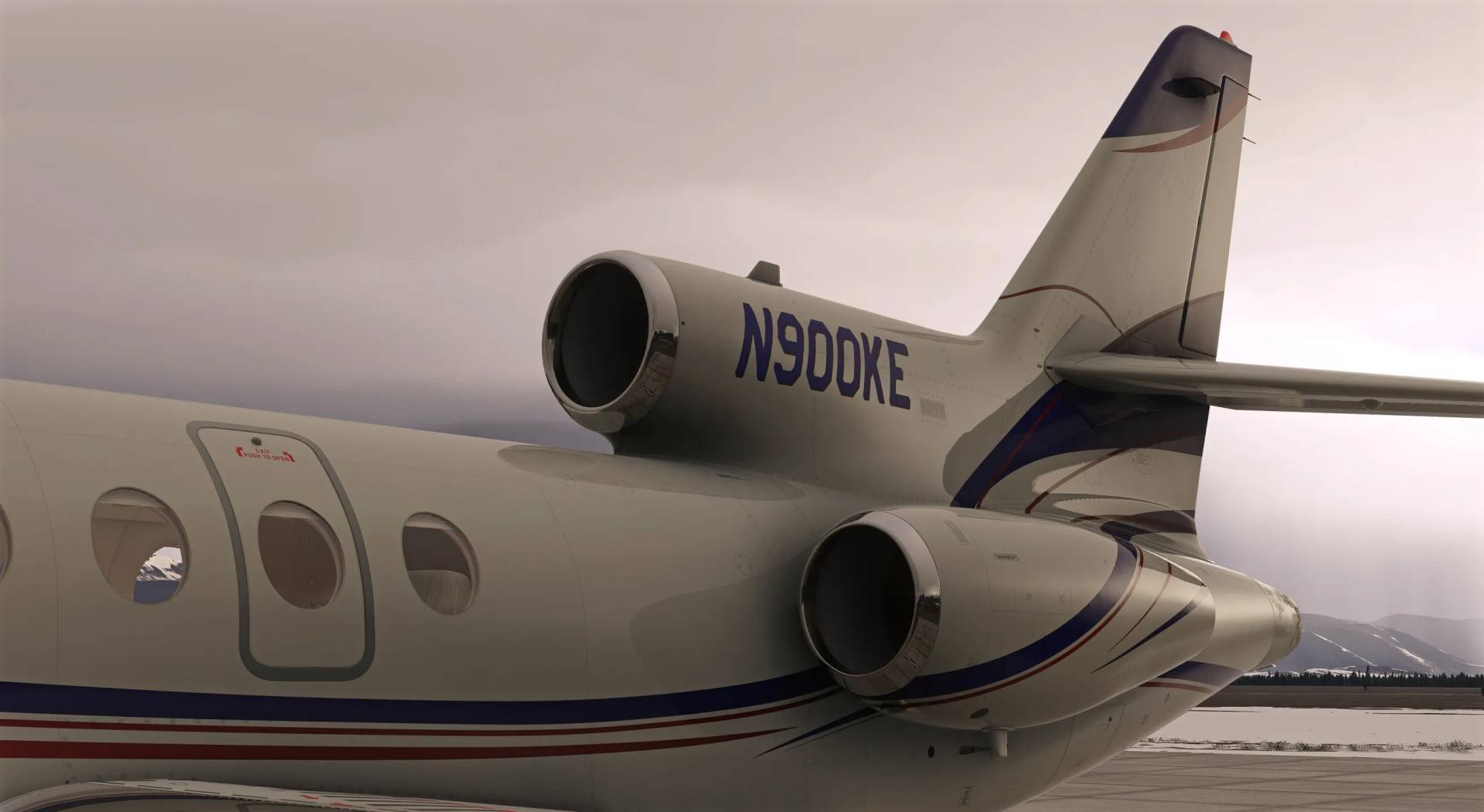 Contr-Falcon50-08 Qualität vor Eile: Contrail verschiebt Release der FA50