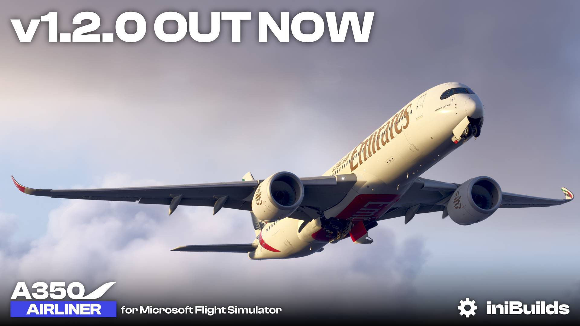 iniBuilds-A350-128 iniBuilds A350: V1.2.0 behebt Textur- & FMS-Bug