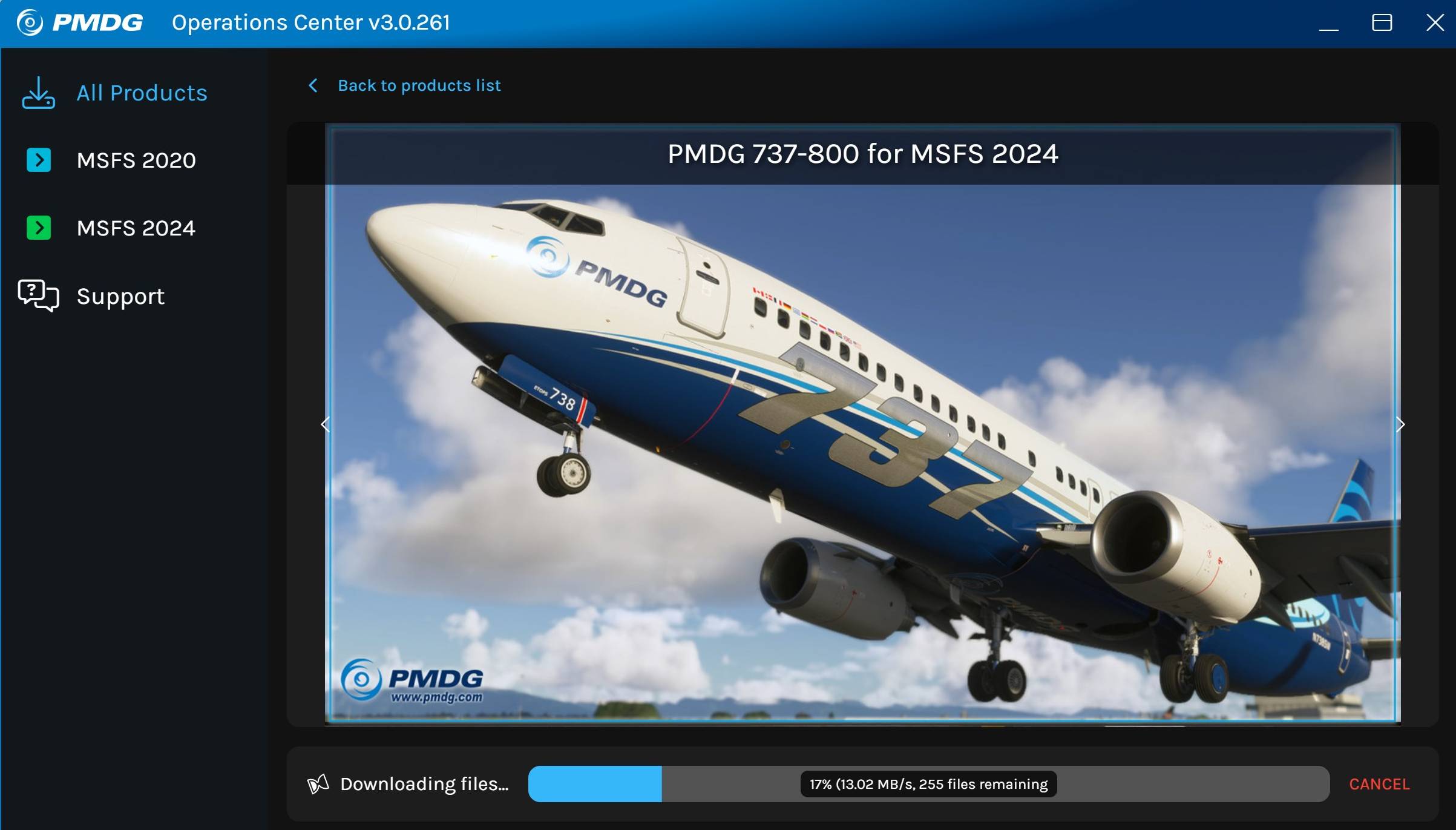 PMDG-738-24-05 PMDG 737-800: Erstes Update zum Jahreswechsel
