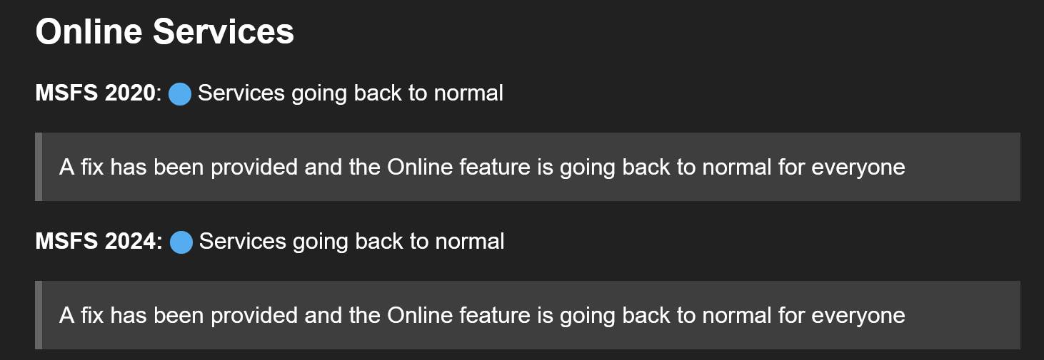 Stoerung-03 [Update] MSFS 2020 & 2024: Nichts geht mehr!