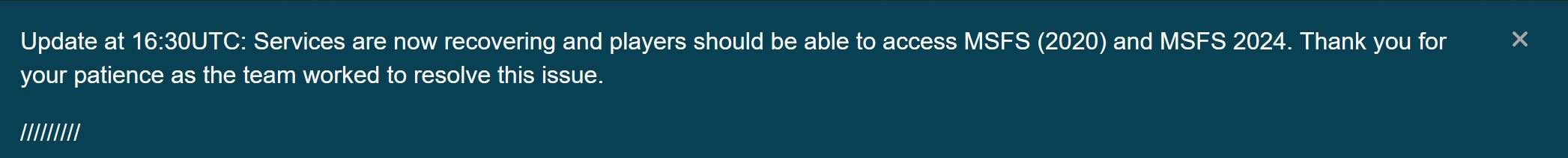 Stoerung-05 [Update] MSFS 2020 & 2024: Nichts geht mehr!